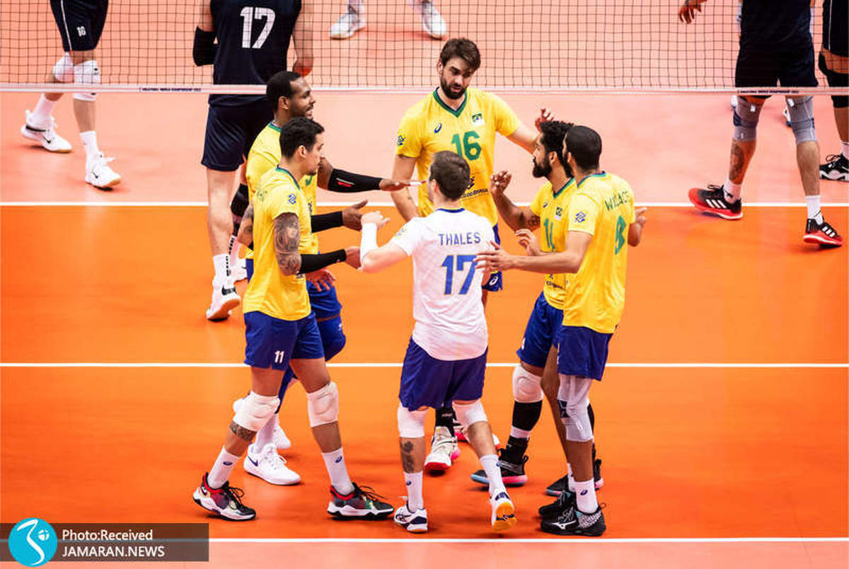 آمار بازی ایران و برزیل در والیبال قهرمانی جهان