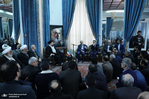 دیدار رییس، معاونان و کارکنان سازمان برنامه و بودجه با سید حسن خمینی