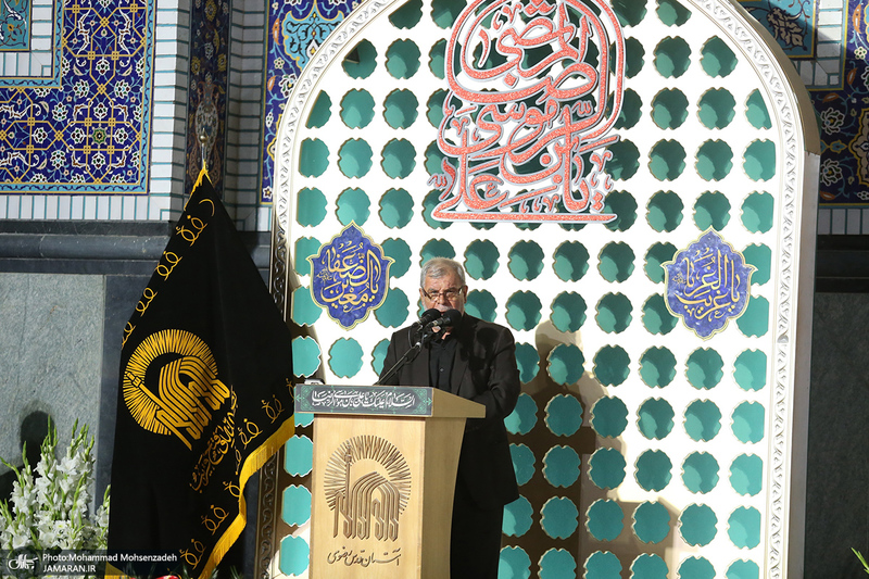 آئین خطبه خوانی شب شهادت امام رضا (ع) در حرم مطهر رضوی