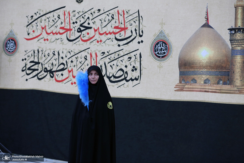 سومین شب عزاداری حضرت اباعبدالله الحسین (ع) در حرم امام خمینی