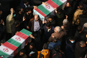 مراسم تشییع 200 شهید گمنام دفاع مقدس در تهران - 4