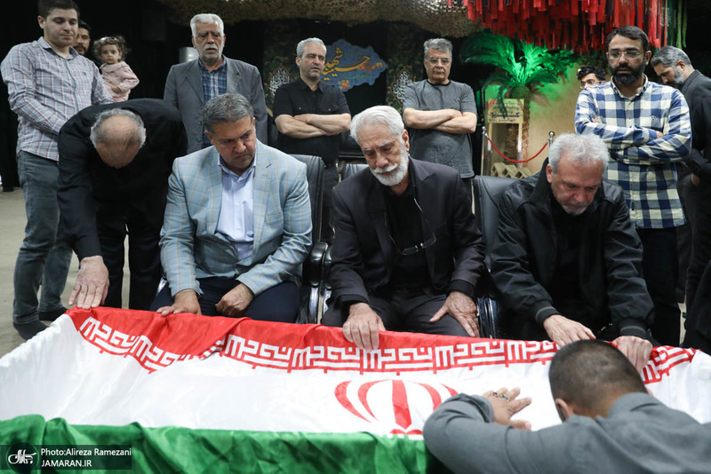 مراسم وداع با پیکر مطهر شهید محمد حسن زارعی