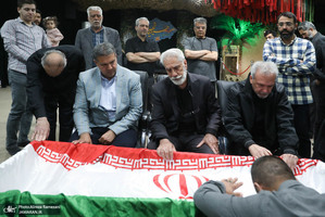 مراسم وداع با پیکر مطهر شهید محمد حسن زارعی