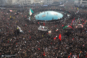حضور میلیون ها تهرانی در تشییع پیکر مطهر سردار قاسم سلیمانی - 3