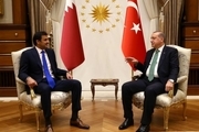 امیر قطر با رئیس جمهور ترکیه دیدار کرد