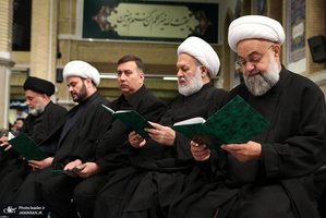 مراسم بزرگداشت شهید حاج قاسم سلیمانی و همرزمانش در حسینیه امام خمینی (ره)