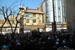 مراسم تشییع آیت الله نصرالله شاه آبادی(ره) در تهران