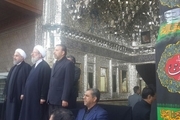 حضور رئیس‌جمهور در مراسم عزاداری عاشورا در حرم مطهر حضرت عبدالعظیم حسنی(ع)