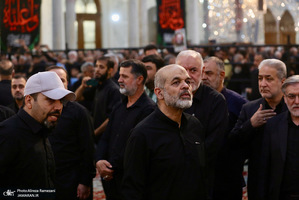 مراسم تشییع پیکر شهیدان سردار حسین سلامی و مسعود شانه ای