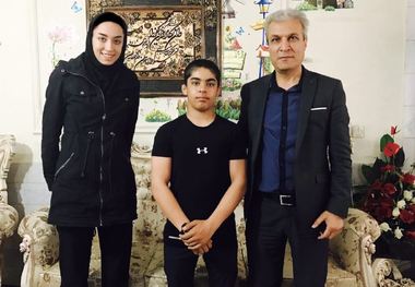 کیمیا علیزاده به عیادت آرمیده رفت 
