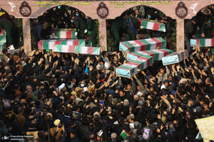 مراسم تشییع 200 شهید گمنام دفاع مقدس در تهران - 4