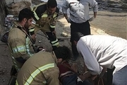 مرد ۴۰ ساله به کانال آب کنار اتوبان امام علی(ع)  سقوط کرد+ تصاویر