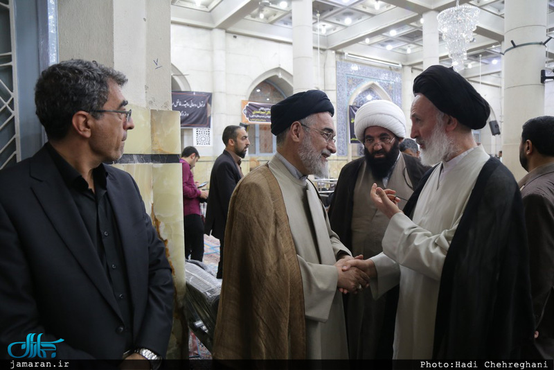 مراسم بزرگداشت هفتمین روز ارتحال مرحوم حجت‌الاسلام و المسلمین احمد احمدی در مسجد اعظم قم