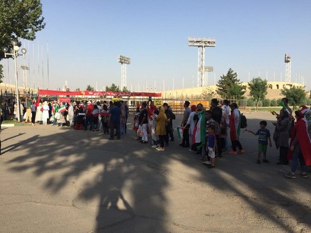 ظرفیت ورزشگاه آزادی تکمیل شده است
