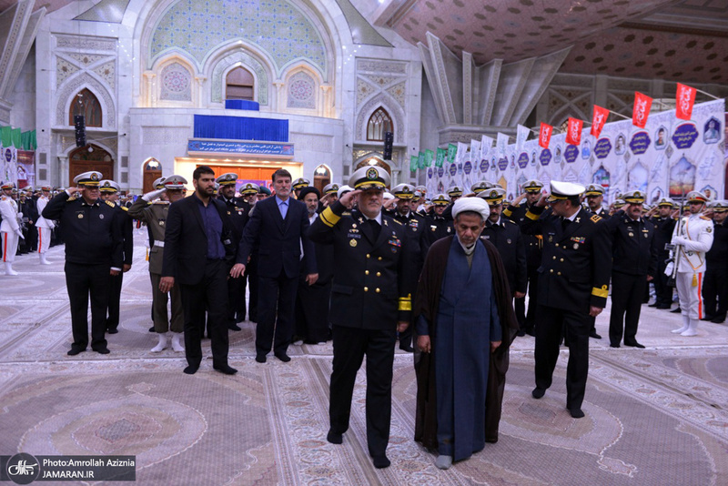 مراسم تجدید میثاق فرماندهان و کارکنان نیروی دریایی با بنیان‌گذار جمهوری اسلامی ایران