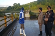 پل روستای منگل در سوادکوه شمالی تخریب شد