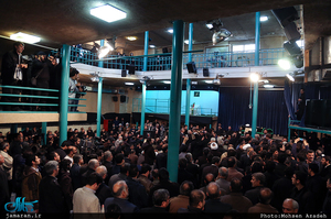 مراسم وداع با پیکر آیت الله هاشمی رفسنجانی(ره) در حسینیه جماران-7