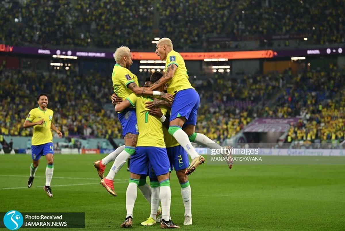 برزیل با یک نیمه کره جنوبی را حذف کرد/ پایان کار آسیایی ها در جام جهانی