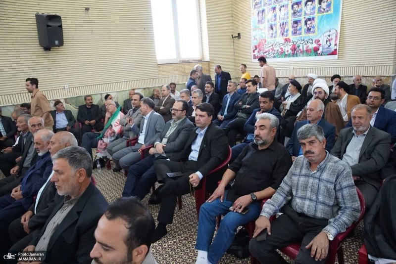 مراسم سی و هفتمین سالگرد بزرگداشت امام خمینی (س) در روستای خیارج استان قزوين