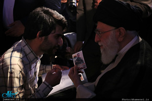 دیدار جمعی از شاعران و اهالی فرهنگ و ادب با رهبر معظم انقلاب