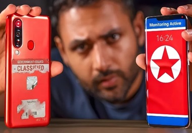 خاص‌ترین تلفن همراه جهان! موبایل‌های جاسوس کره‌شمالی طوری از صفحه شما عکس می‌گیرند که قابل پاک کردن نیست! این گوشی‌ها حرفهای شما را هم سانسور می‌کنند /دکمه وای فای آنها هم دکوری است
