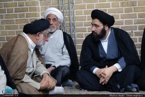 مراسم بزرگداشت حضرت امام(س) در بیت تاریخی بنیانگذار جمهوری اسلامی ایران در قم 