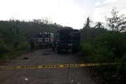 انفجار خودروی بمب گذاری شده در فیلیپین+ تصاویر