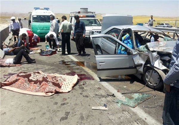 تصادف خونین در جاده‌های استان اصفهان  4 نفر کشته شدند
