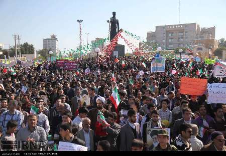 برگزاری راهپیمایی علیه جنایات آل خلیفه در بوشهر