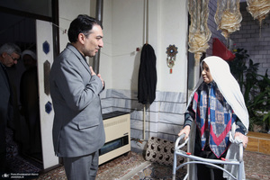 دیدار دست اندر کاران هفته فرهنگی بر استان آفتاب با خانواده شهداء