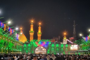 شب میلاد امام دضا (ع) در کربلا