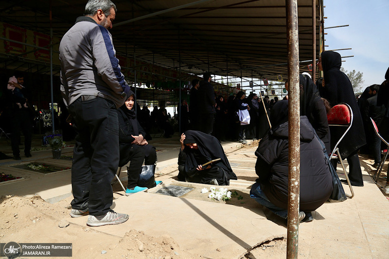 حال و هوای بهشت زهرا (س) در تهران