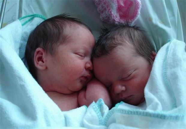 پنج نوزاد دو قلو در یک روز در مرکز درمانی شیراز متولد شدند