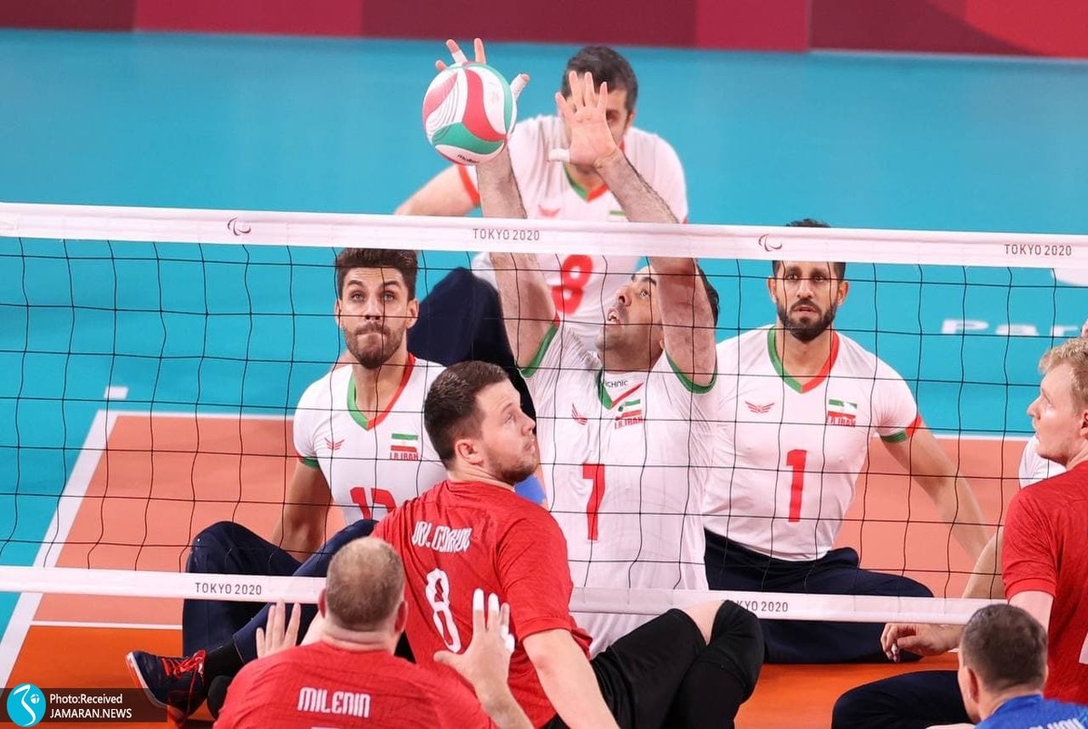 والیبال نشسته قهرمانی جهان| پیروزی راحت ایران مقابل قزاقستان