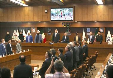 تقدیراز شهرداران طرح ملی شهر فعال با حضور رئیس کمیته المپیک
