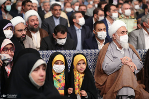 دیدار مسئولان نظام و سفرای کشورهای اسلامی با رهبر معظم انقلاب