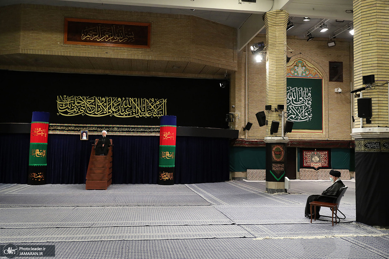 مراسم عزاداری شب عاشورای حسینی (ع) در حسینیه امام خمینی