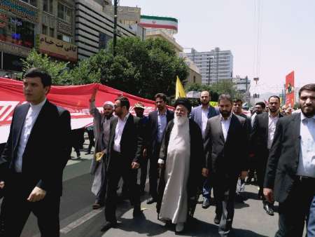 راهپیمایی روز قدس حضور در جبهه اسلام مقابل کفر است