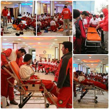 دوره بازآموزی طرح امداد و نجات امدادگران 6 استان کشور در اردبیل برگزار شد
