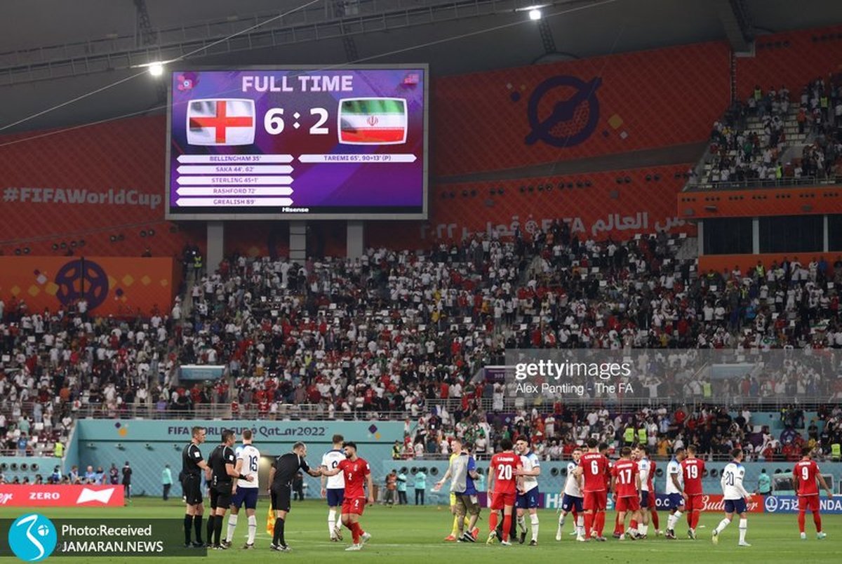 رکورد تاریخی در بازی ایران و انگلیس