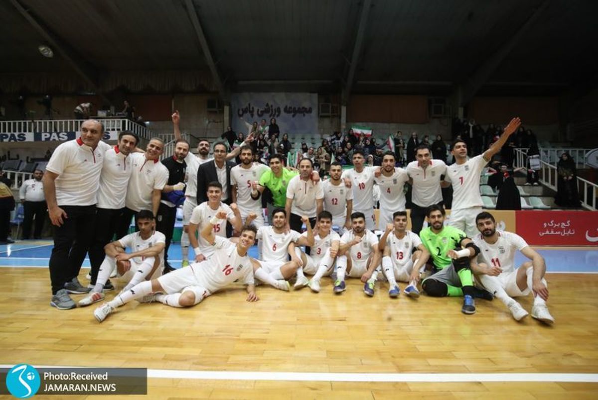 پیروزی تیم ملی فوتسال ایران مقابل ازبکستان+ عکس