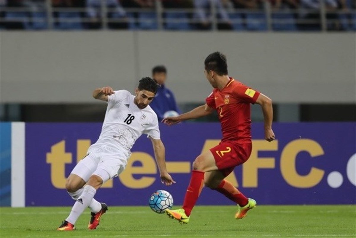 توقف تیم ملی مقابل چین در نیمه نخست