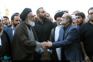 تشییع و خاکسپاری آیت الله روح الله شاه آبادی(ره)