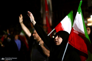 چهل و چهارمين شب اجتماع پرشور مردم در تهرانپارس