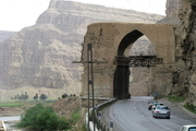 پایان استحکام بخشی پل تاریخی شهرستان پلدختر