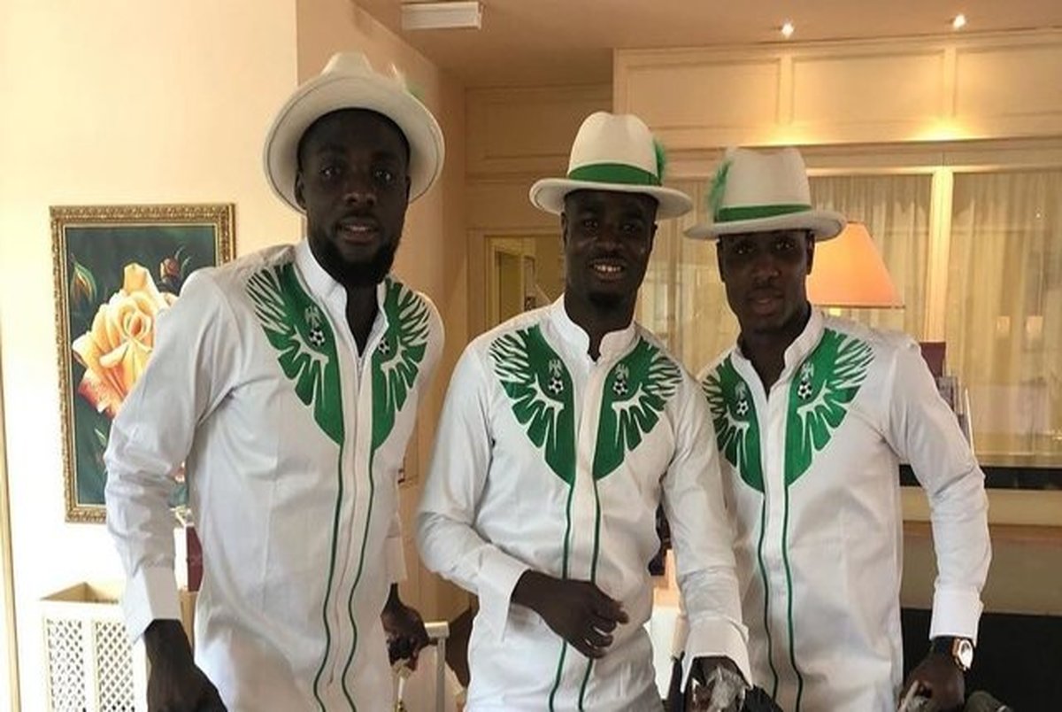 لباس جالب بازیکنان نیجریه سوژه عکاسان شد+ عکس