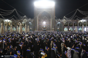 مراسم احیای شب بیست و سوم ماه رمضان در حرم مطهر امام رضا (ع)