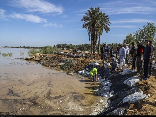 ادارات چهارشهر در خطر سیلاب دشت آزادگان از فردا تعطیل هستند
