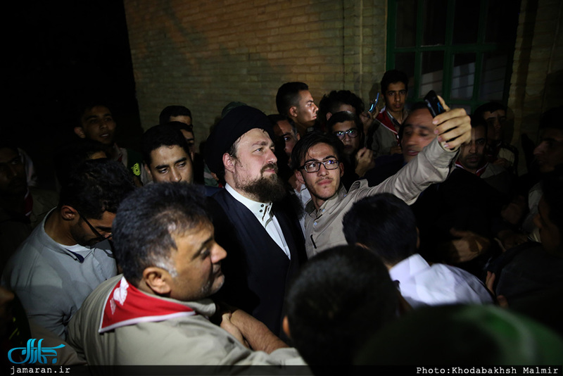 حضور سید حسن خمینی در هشتمین اردوی ملی پیشتازان 