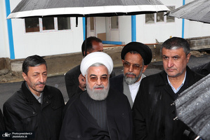 افتتاح منطقه یک آزاد راه تهران - شمال با حضور رئیس جمهور